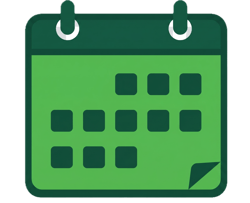 Icon of a calendar